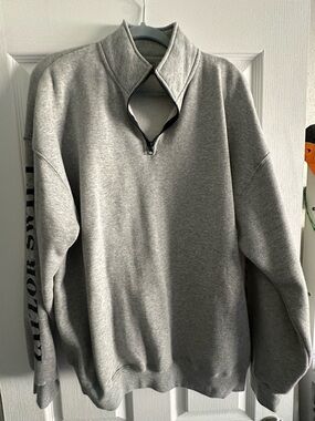 Taylor Swift Eras Tour Gray Quarter Zip